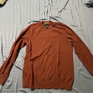 Orange H&M sweater. Medium